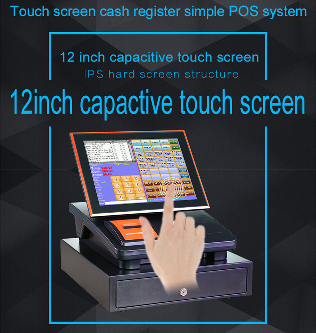 NOBLY Technology-Cash Register Receipt | 12 Inch Capacitive Touch Screen Register-1