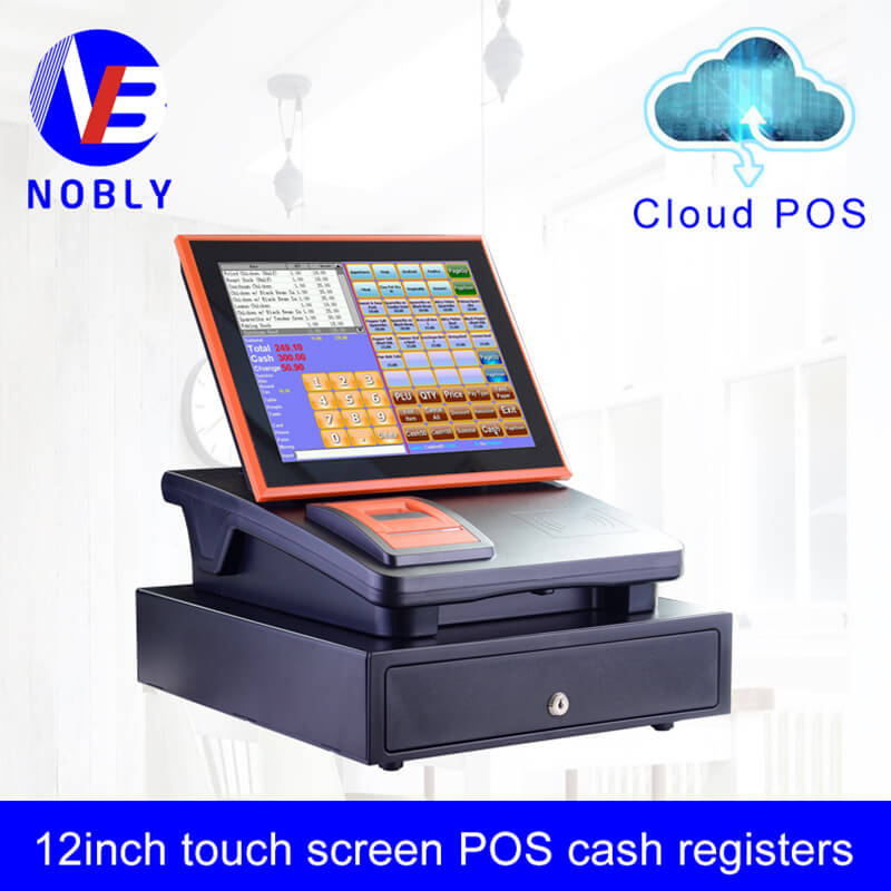 NOBLY 12 inch touch screen cloud Internet electronic cash register C86C