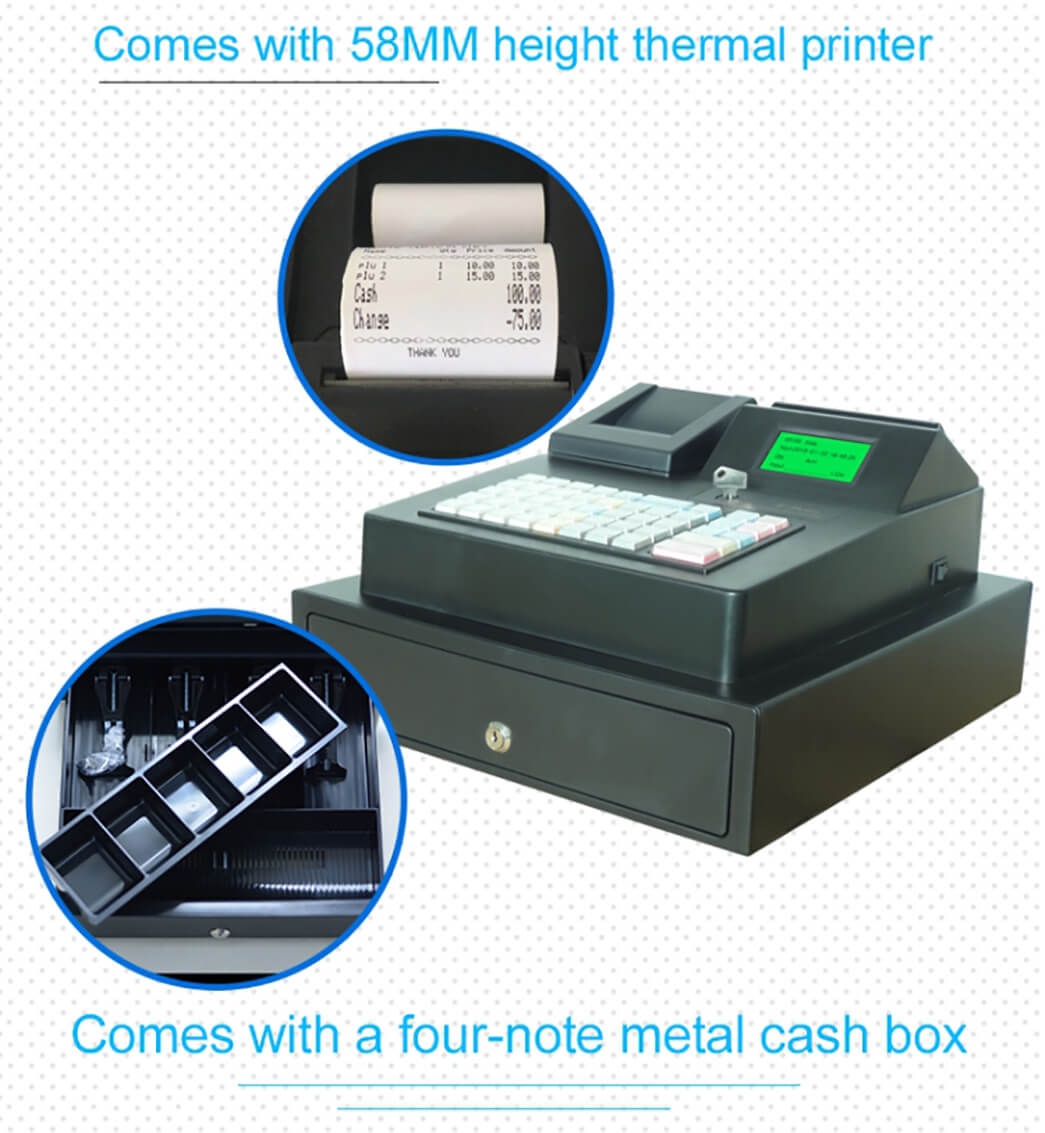 NOBLY Technology-Nobly Bl-686a Electronic Cash Register Machine Keyboard Type-3