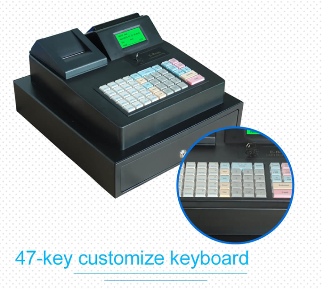 NOBLY Technology-Nobly Bl-686a Electronic Cash Register Machine Keyboard Type-4