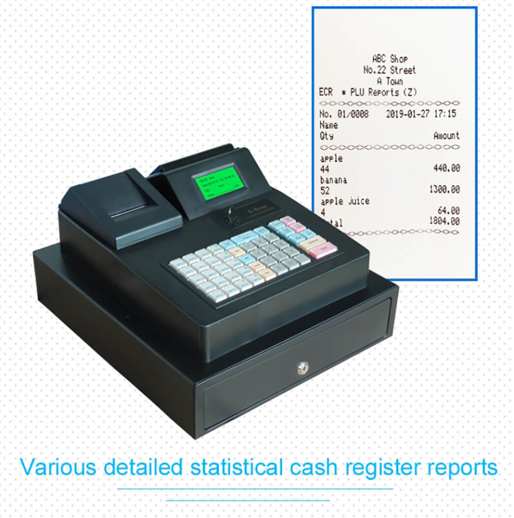 NOBLY Technology-Nobly Bl-686a Electronic Cash Register Machine Keyboard Type-6